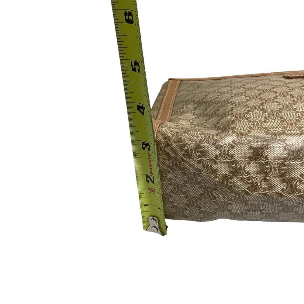 Celine Macadam Brown Monogram Clutch Vintage - Picture 13 of 15